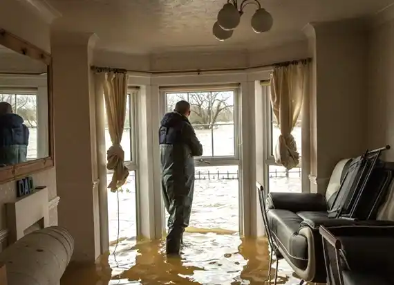 water damage restoration service Meridian Hills